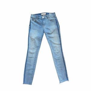 Light Wash Blue Skinny Ankle Jeggings from Pacsun